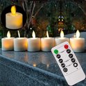 6 Pcs Realistic Flameless Candles with Remote