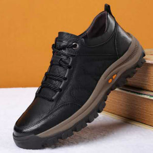 Men’s orthopedic lace-up shoes with cushioned insole