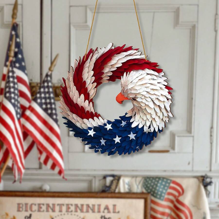 Patriotic Eagle Wreath