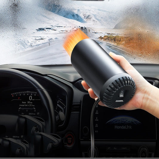 12V Car Heater Fan – Cup Style with Adjustable Rotation