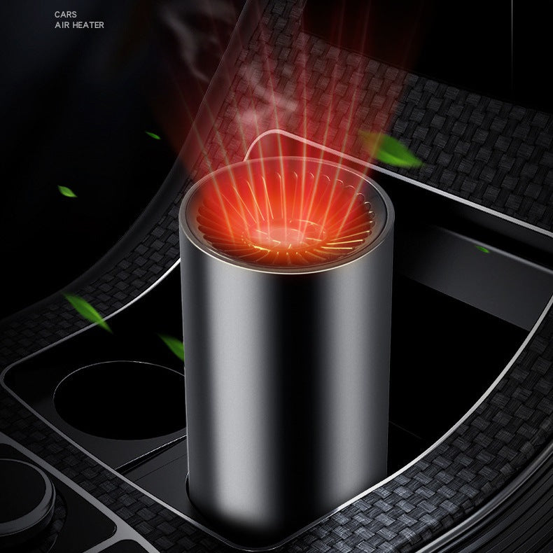 12V Car Heater Fan – Cup Style with Adjustable Rotation