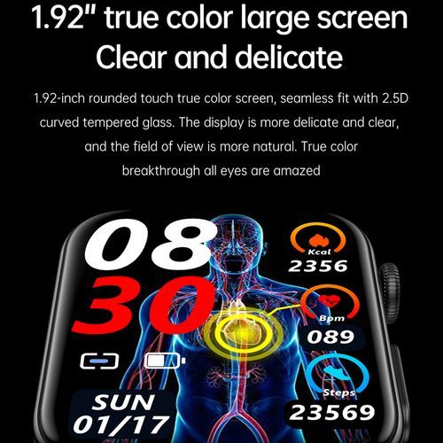 Health Tracking Smartwatch – ECG, Temperature, Oxygen & More