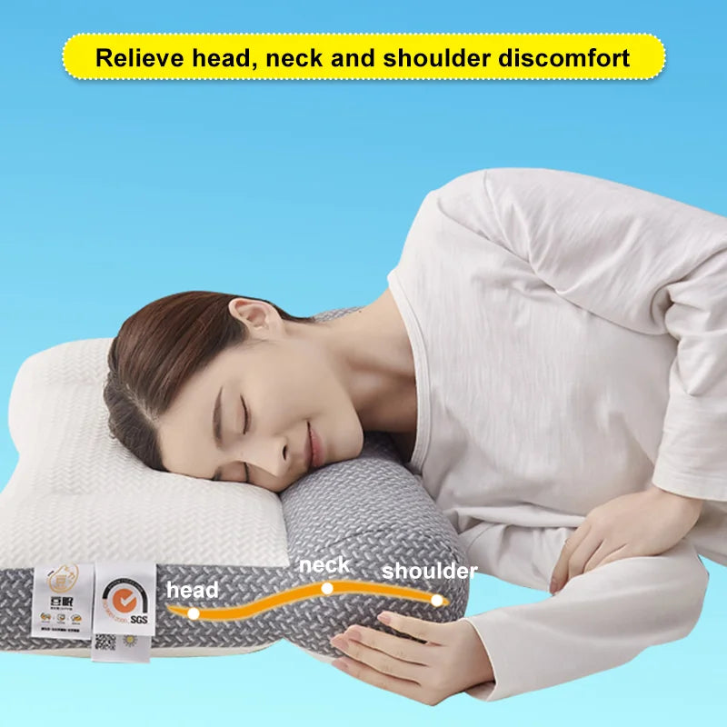 Orthopedic pillow for spinal alignment during rest
