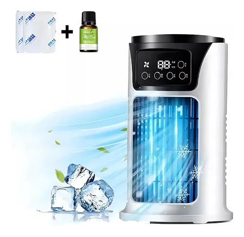 3-in-1 USB Air Freshener, Fan, and Humidifier for Tabletop Use