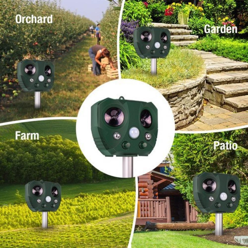 Solar-Powered Ultrasonic Bird Deterrent