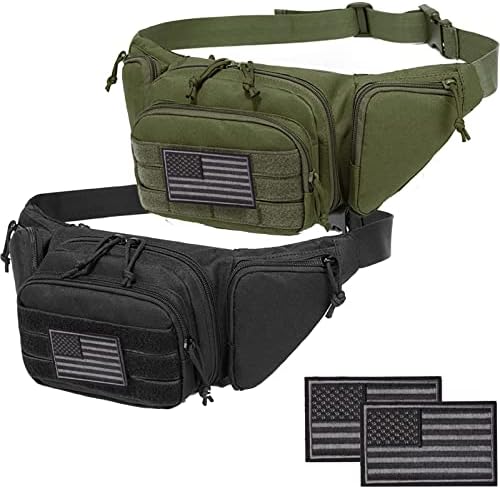 Adjustable Waist Pack with Concealed Storage Compartments