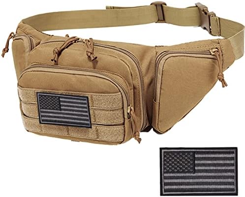 Adjustable Waist Pack with Concealed Storage Compartments