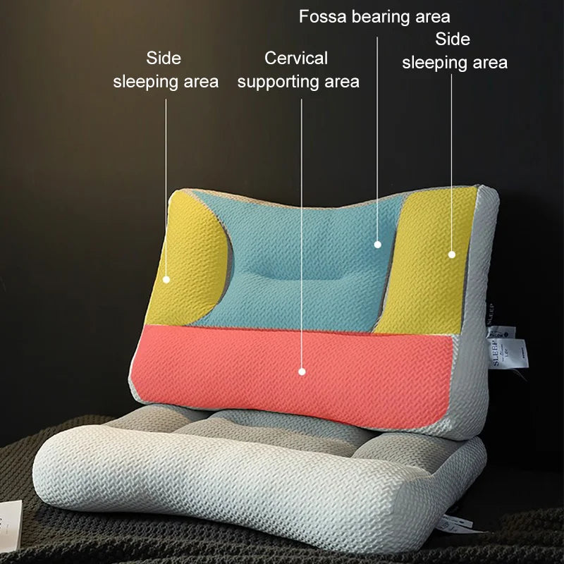 Orthopedic pillow for spinal alignment during rest