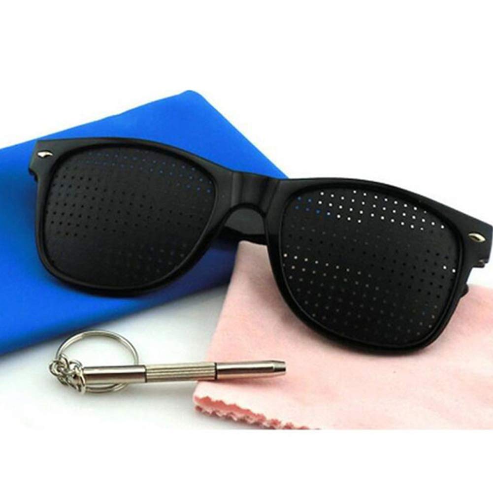 Pinhole Glasses for Visual Focus Training