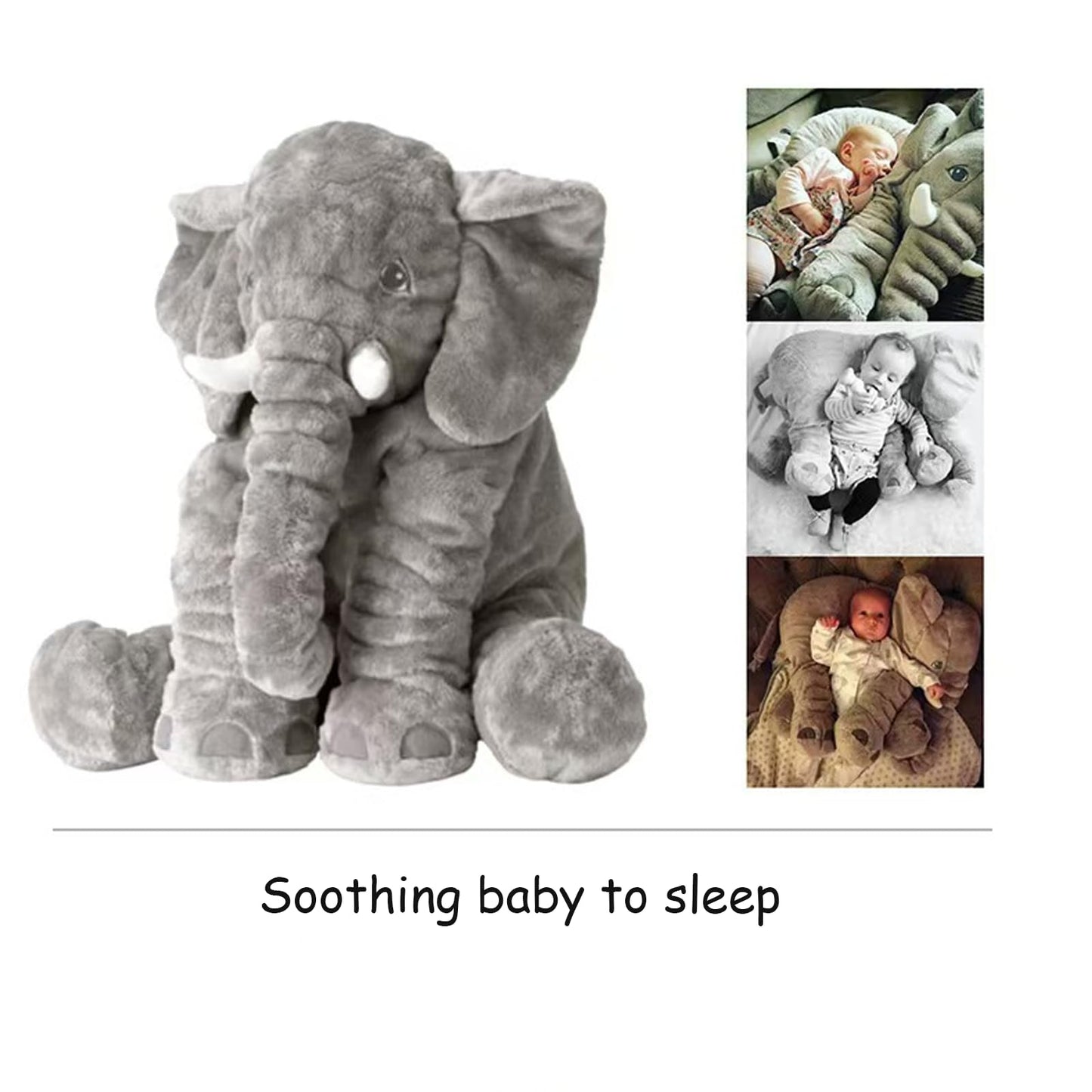 Baby Elephant Cuddle Pillow