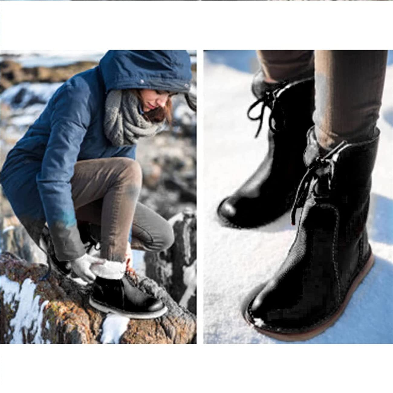 Winter Footwear with Soft Interior Lining