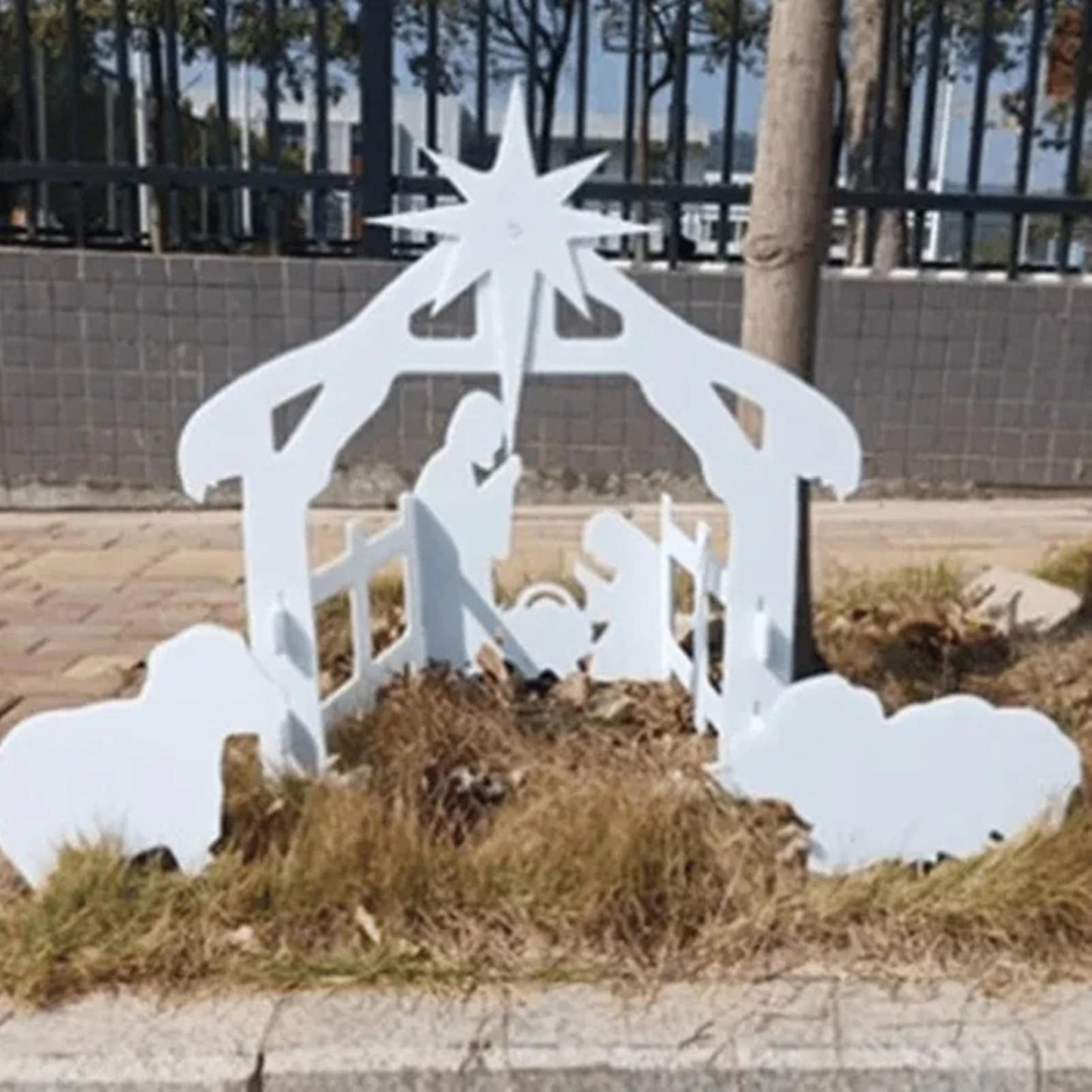 Outdoor Holiday Nativity Scene Set