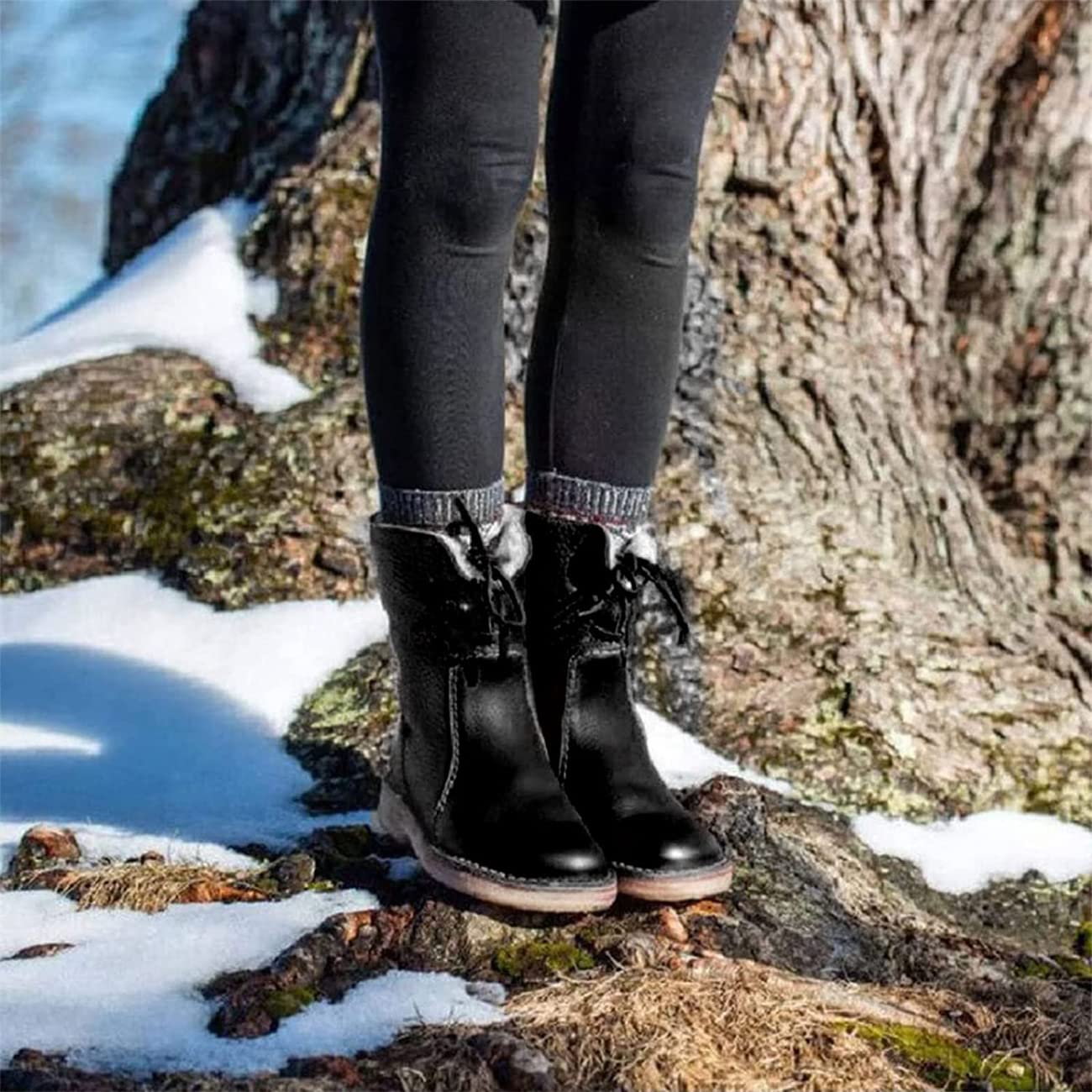 Winter Footwear with Soft Interior Lining
