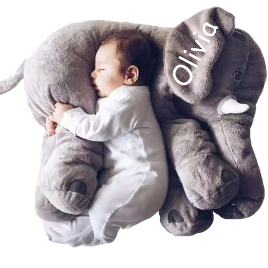 Baby Elephant Cuddle Pillow