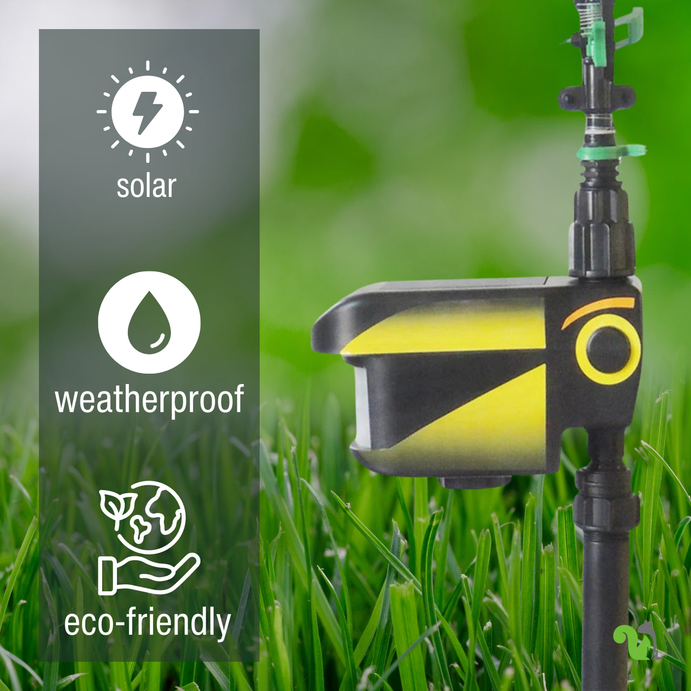 Motion activated sprinkler for deer