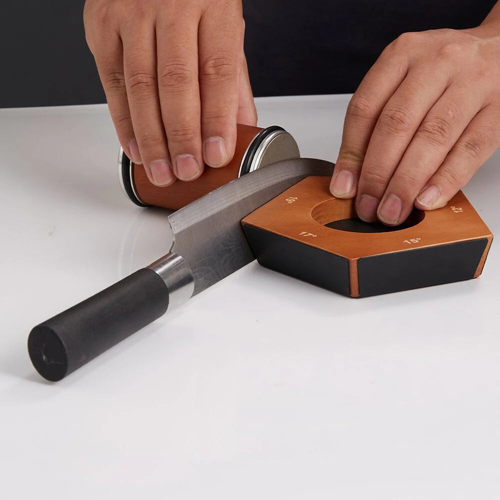 Manual Knife Sharpener with Diamond Rollers