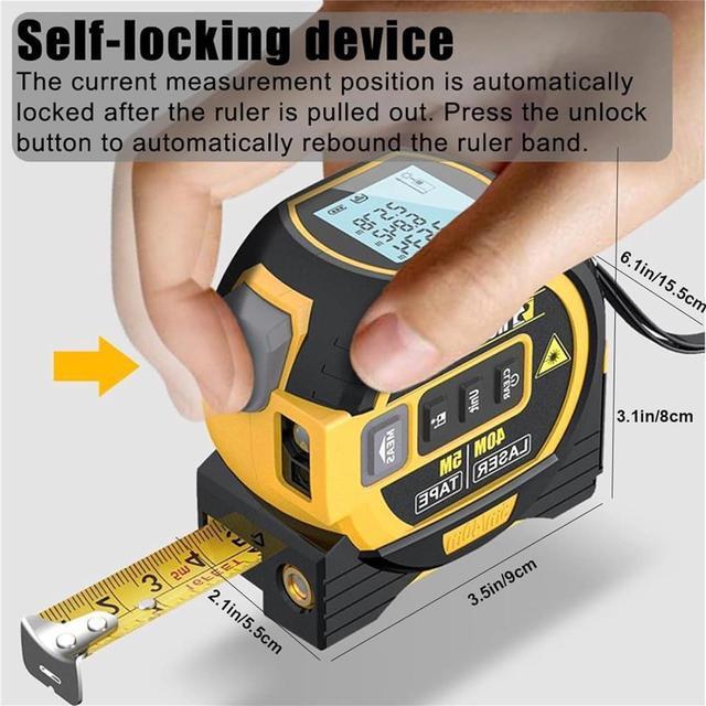 3-in-1 Digital Laser Tape