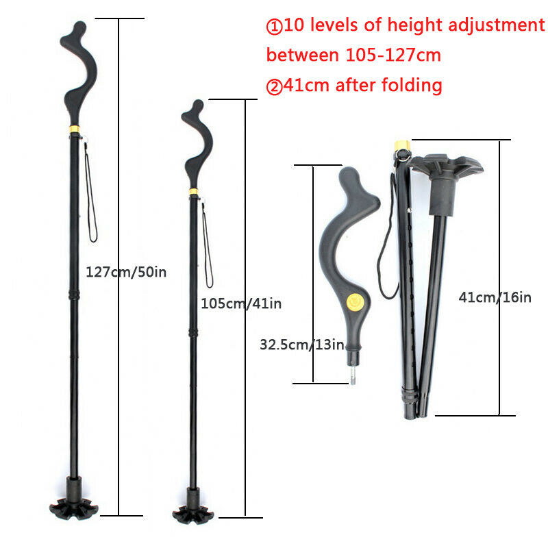 Adjustable walking stick
