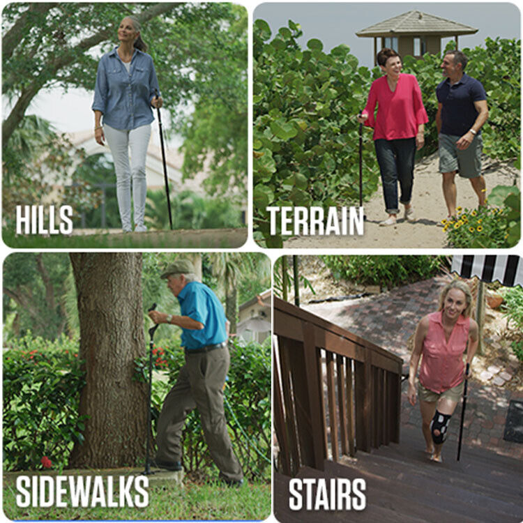 Adjustable walking stick