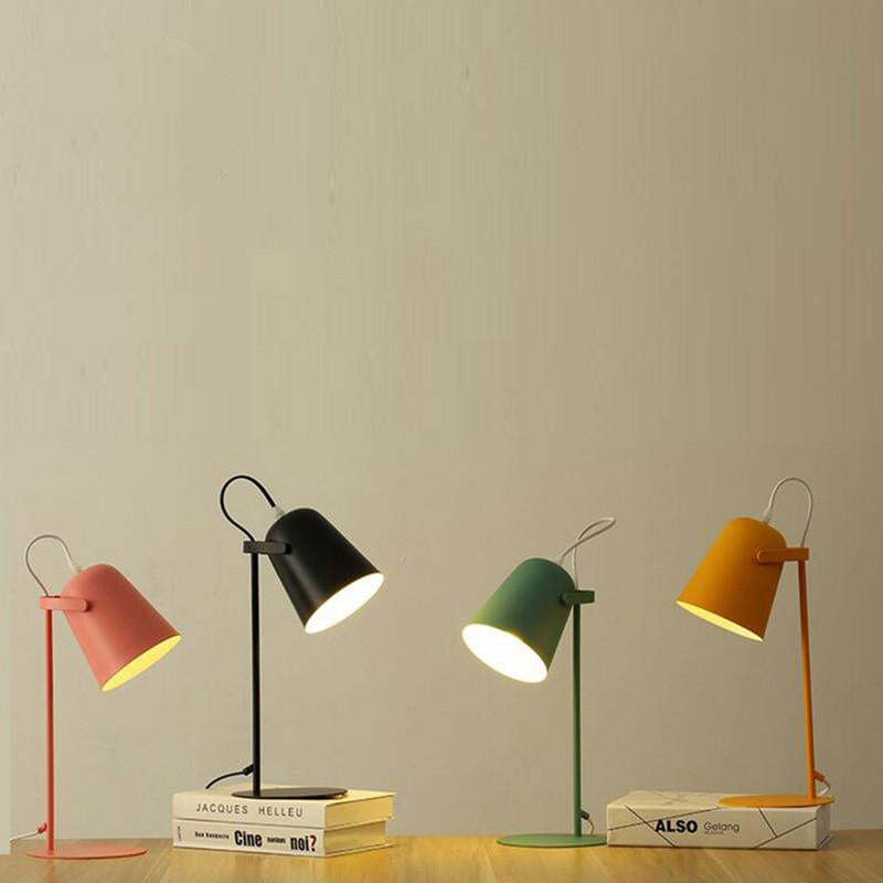 Nordic Macaron Inspired Bucket Design Table Lamp