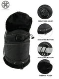 Men’s Winter Snow Hat with Ear Flaps and Brim