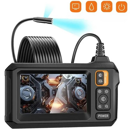 Industrial Endoscope Inspection Camera β 1080p Hd With 4.3-Inch Display Adjustable Lens