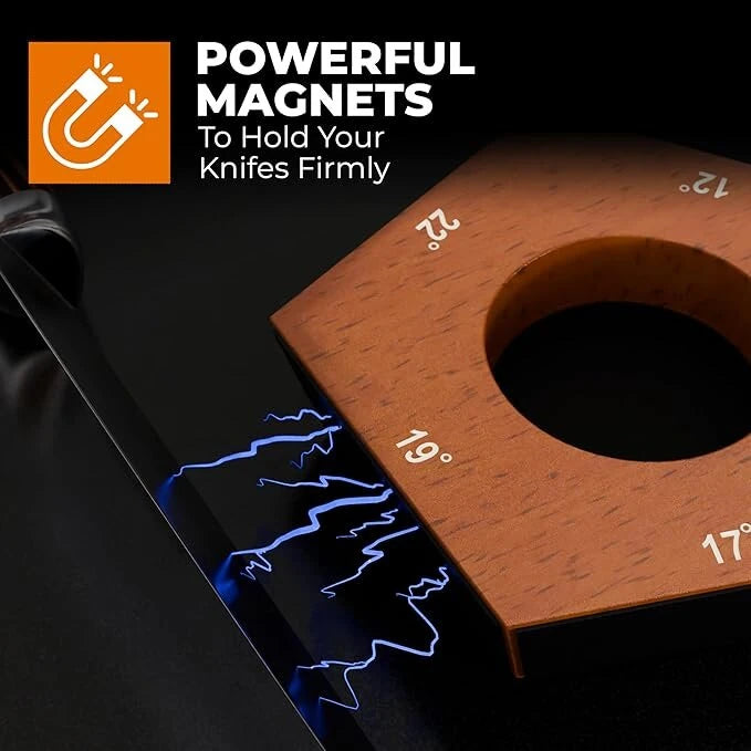 Manual Knife Sharpener with Diamond Rollers
