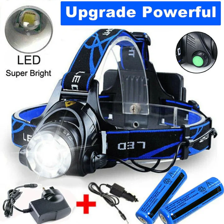 990,000LM Rechargeable LED Headlamp
