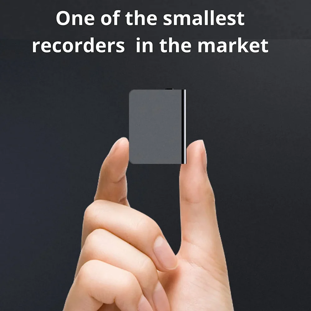 Compact Voice-Activated Audio Recorder