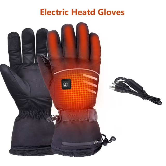 Electric Heated Gloves for Cold Weather Protection