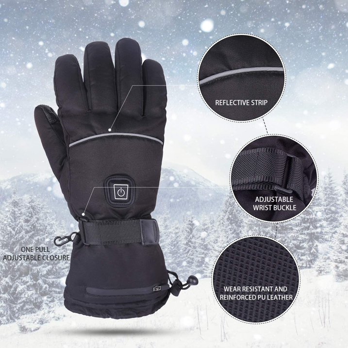 Electric Heated Gloves for Cold Weather Protection