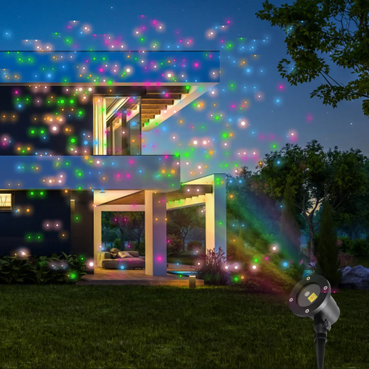 Weatherproof Laser Light Projector for Outdoor Displays