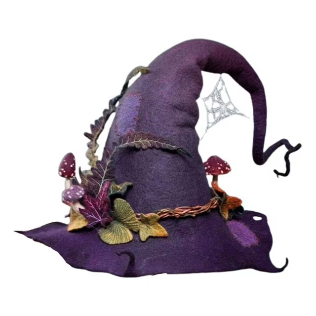 Felt Witch Hats for Halloween Parties