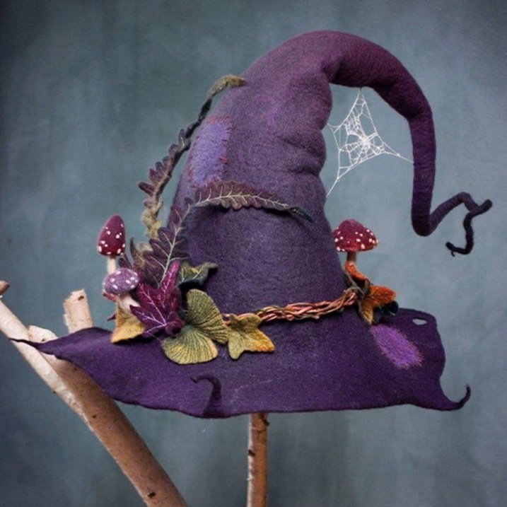 Felt Witch Hats for Halloween Parties
