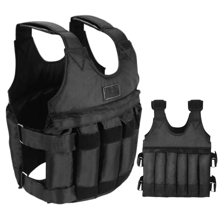 110 lb Adjustable Weighted Vest for Workouts