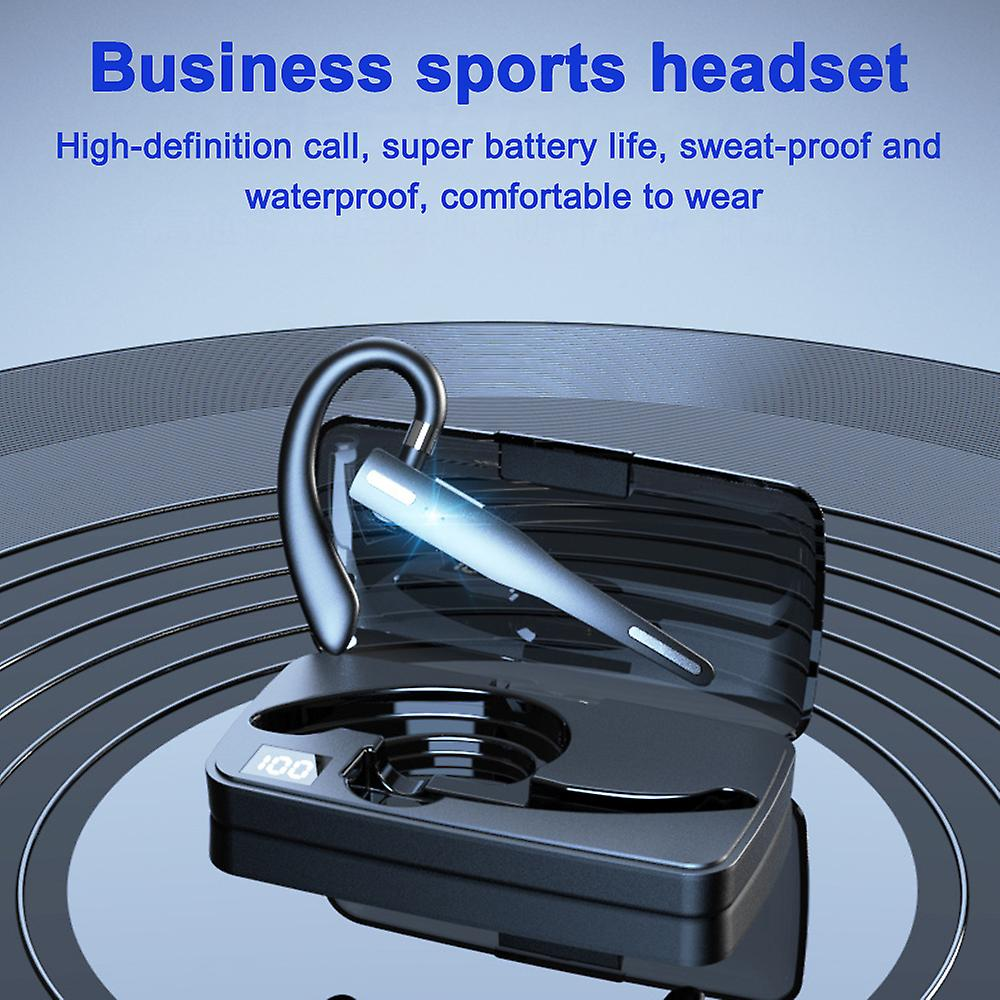 Bluetooth 5.1 Trucker Headset with Dual Mic & Noise Cancellation