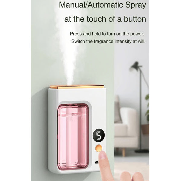 Automatic Car Diffuser with Essential Oil and Digital Display