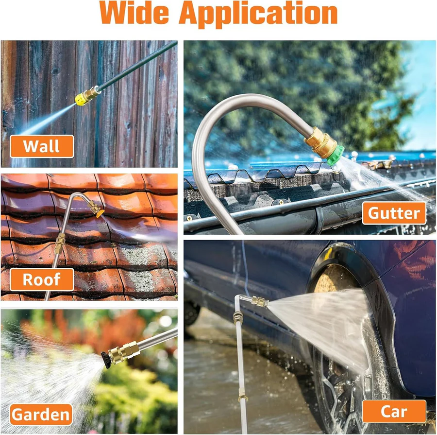 4000 PSI Telescoping Power Washer Extension Wand