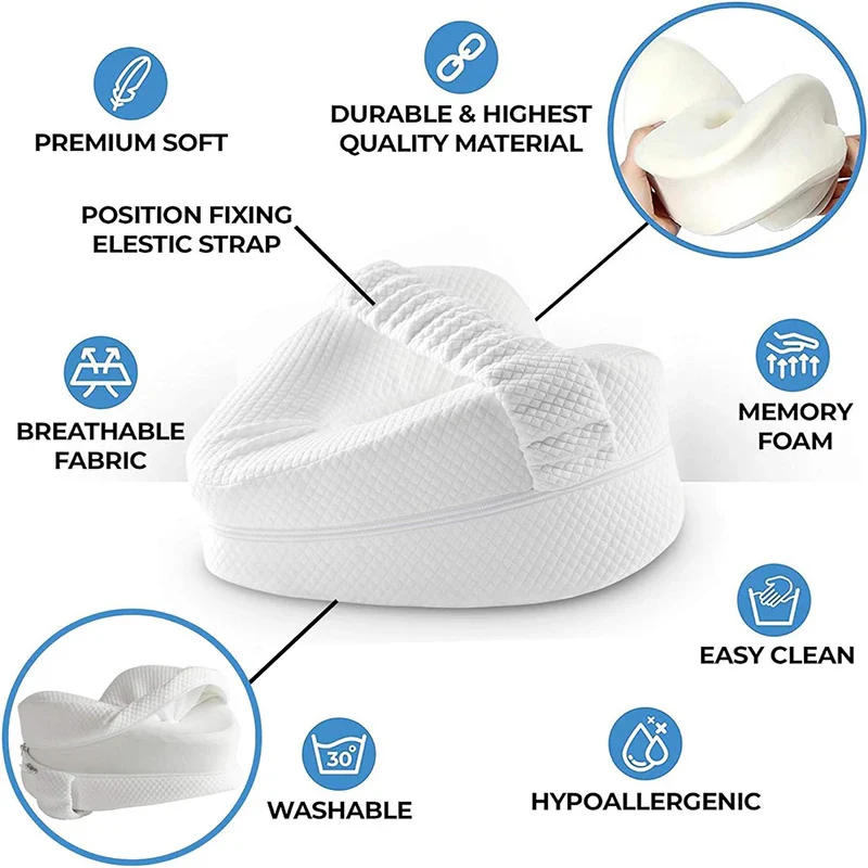 Orthopedic Knee Pillow for Side Sleepers