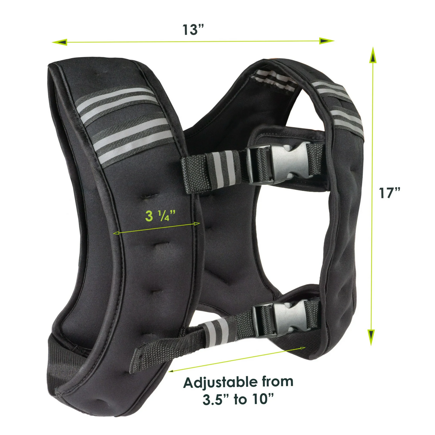 Adjustable Weighted Vest for Training, Running and Fitness