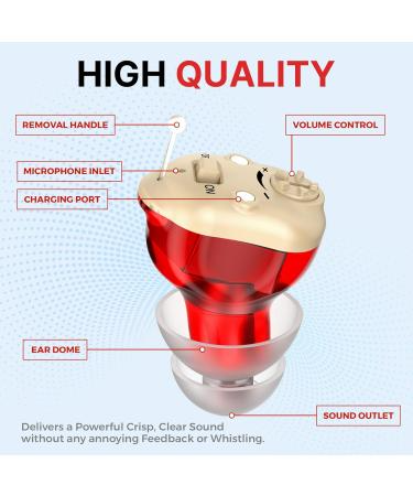 Rechargeable Invisible Digital Hearing Aids