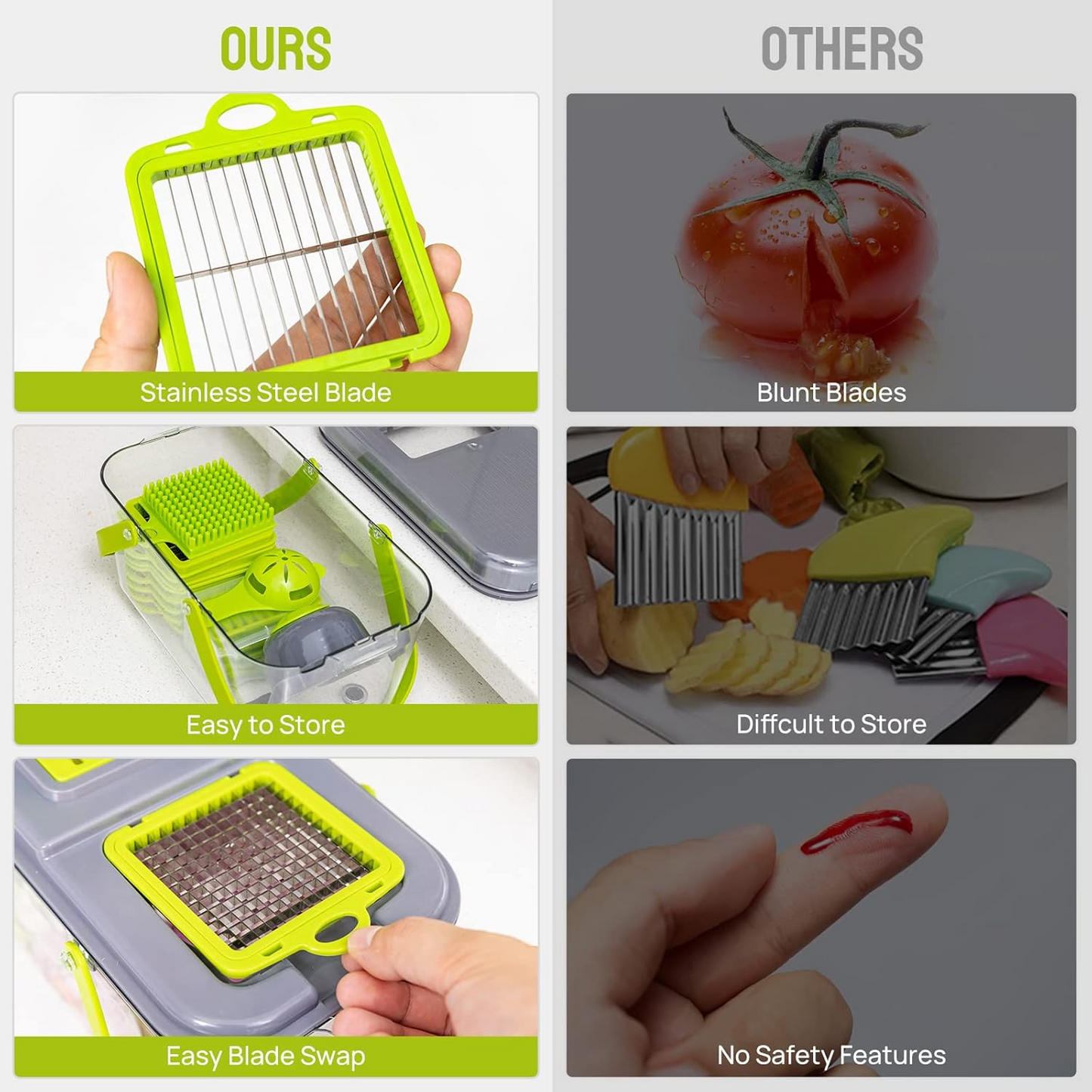 18 in 1 Multifunctional Vegetable Slicer and Chopper