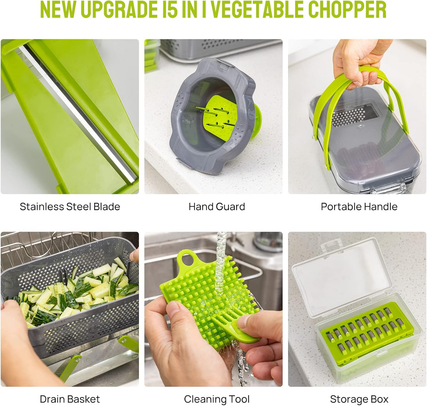 18 in 1 Multifunctional Vegetable Slicer and Chopper