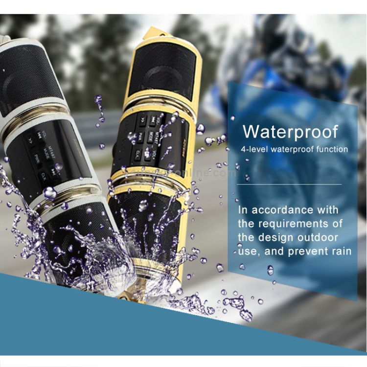 Motorcycle Bluetooth Speakers Loud, Clear & Waterproof Sound