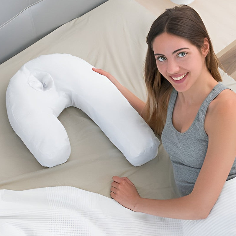 Orthopedic Ear Pillow for Side Sleeping Comfort