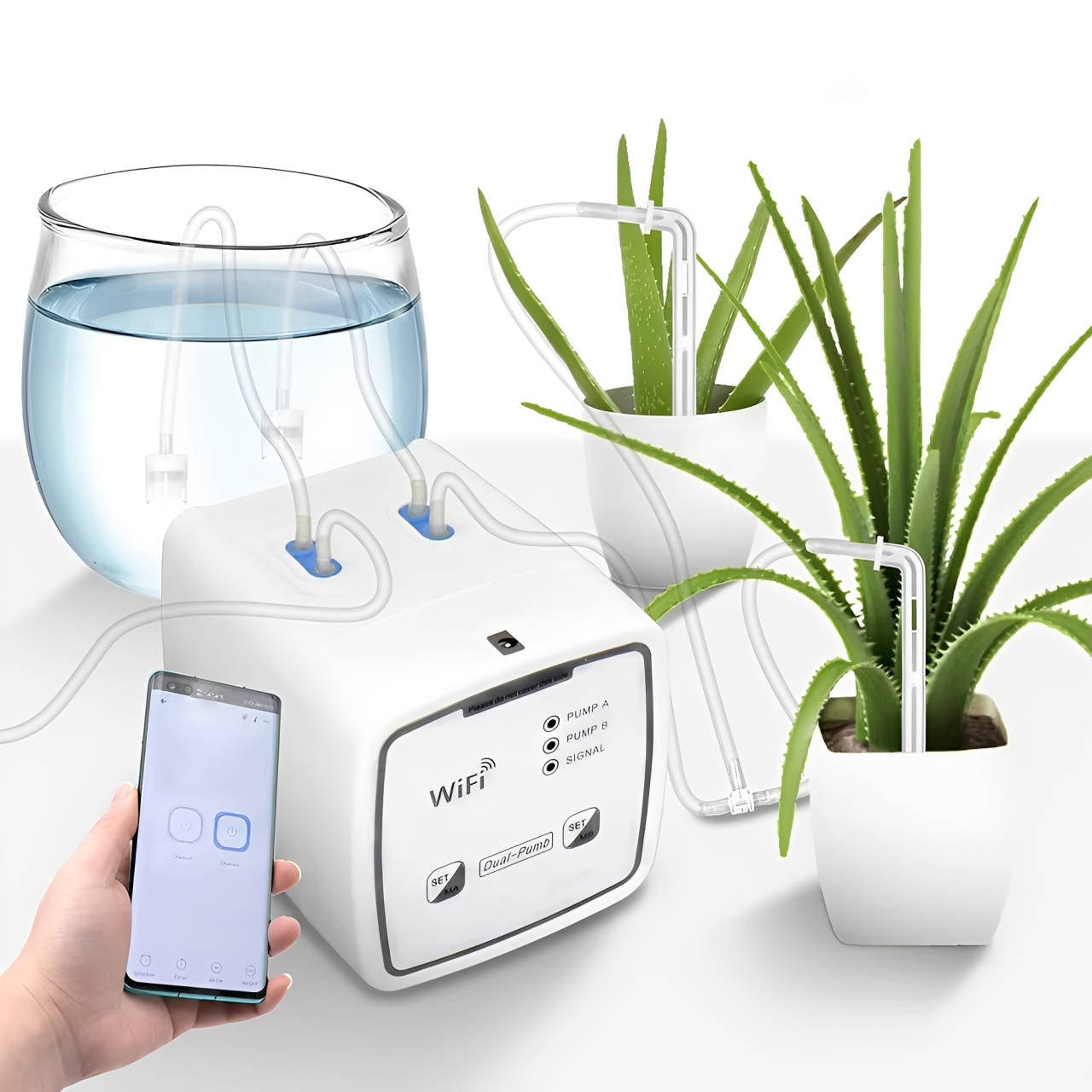 Wifi Smart Automatic Waterer For Plants - Up To 20 Pots