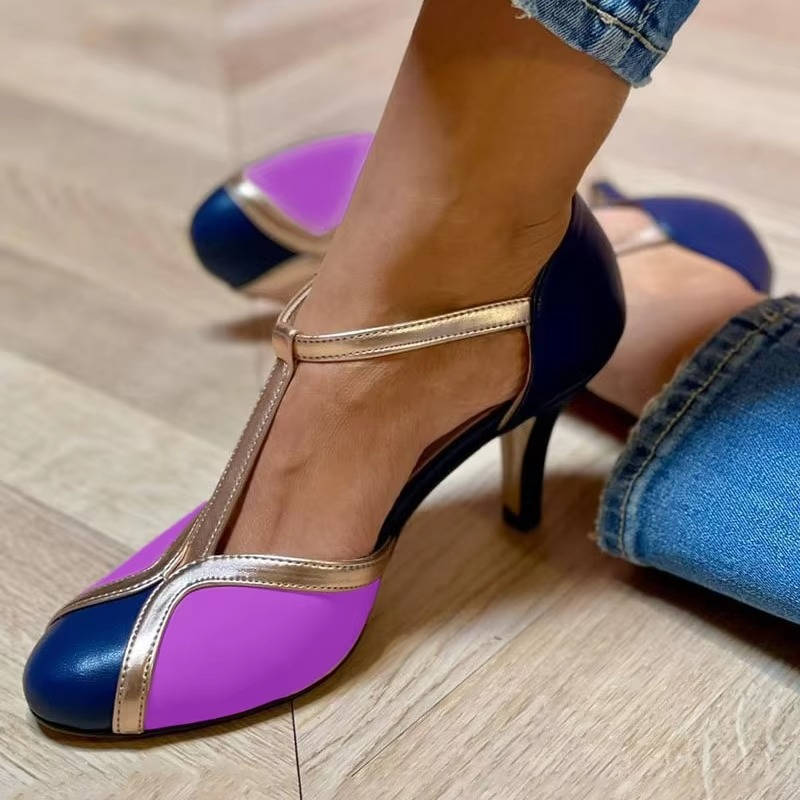 Women's Vintage T-Strap Heels