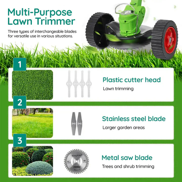 Cordless Electric Grass Trimmer