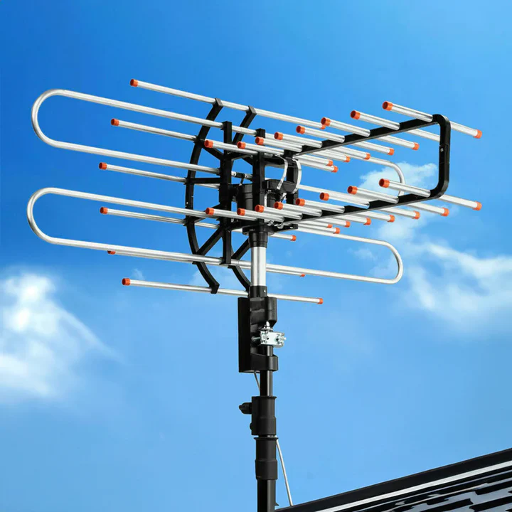 Outdoor HDTV Antenna with 500+ Mile Range – UHF/VHF/FM Compatible