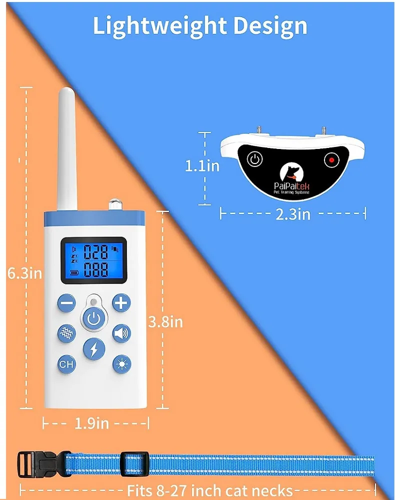 Remote Control Cat Shock Collar